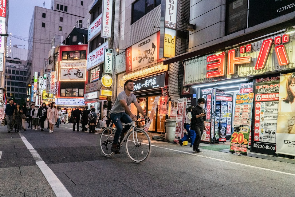 Bicicleta en Japón