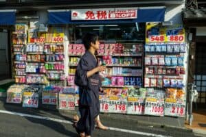 Kiosko en Japón